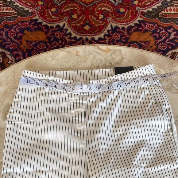 NWT Jules & Leopold Pinstripe Full On Slim Leg Capri Pants - Picture 10 of 13